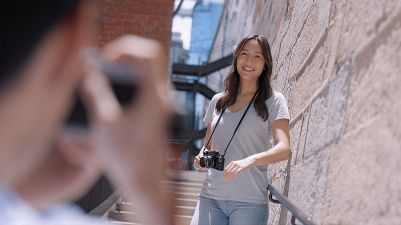 Jamie Xia posing for a photo in Tai Kwun Hong Kong | Vikash Autar Television Program Film Director Hong Kong and Sydney