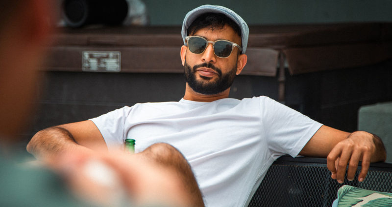 Pakistani Canadian man relaxing | Vikash Autar Television Program Film Director Hong Kong and Sydney