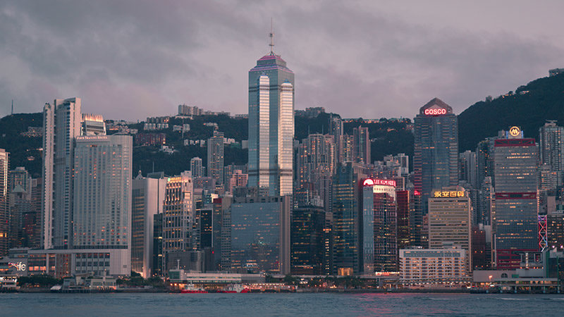 Hong Kong Skyline Sunset | Vikash Autar Film and Television Director